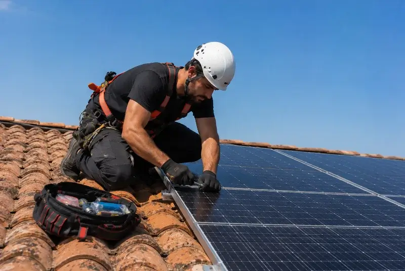 Maintenance et monitoring de panneaux solaires à Mouilleron-Saint-Germain